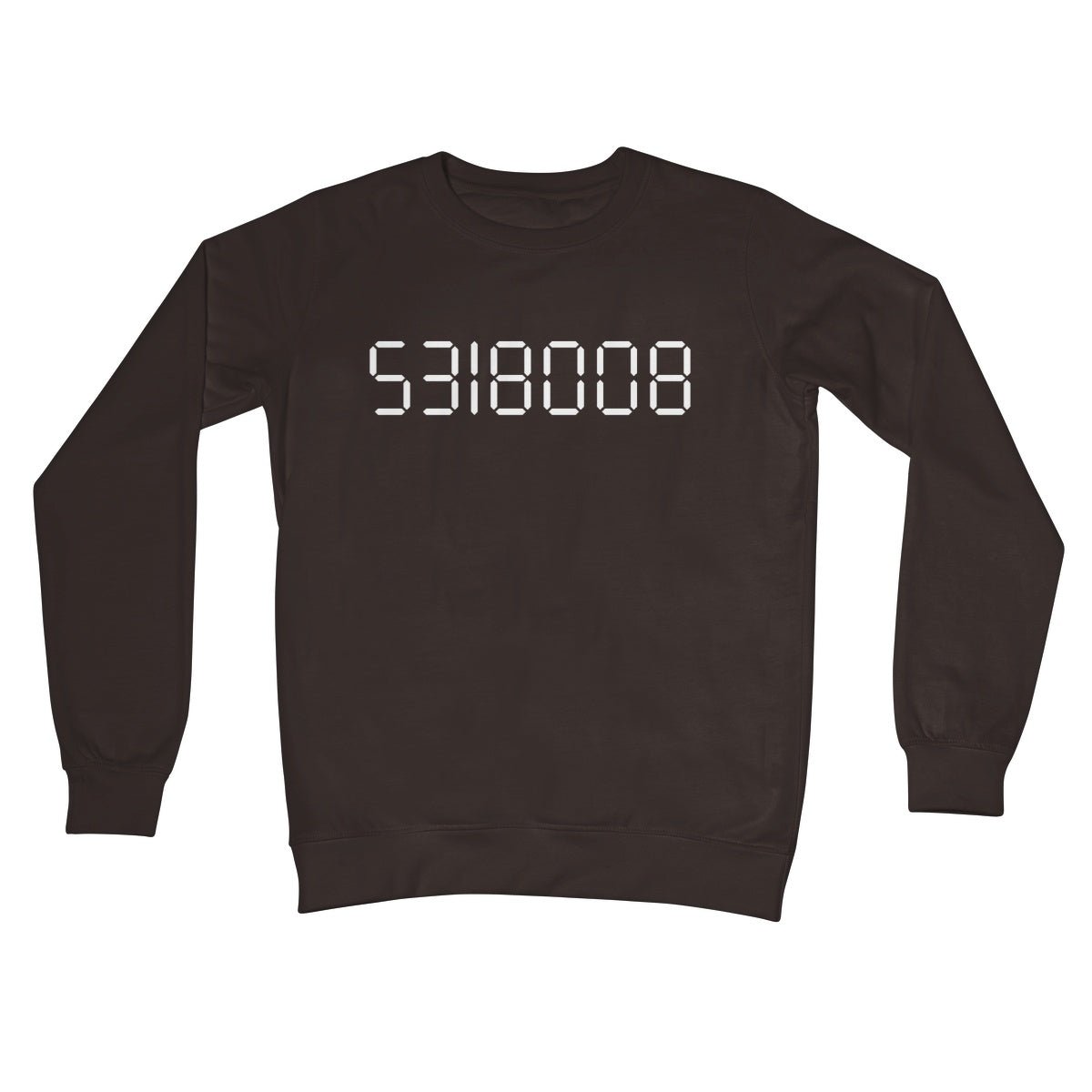 Calculator Boobies Jumper - Hot Chocolate - Funny Jumper