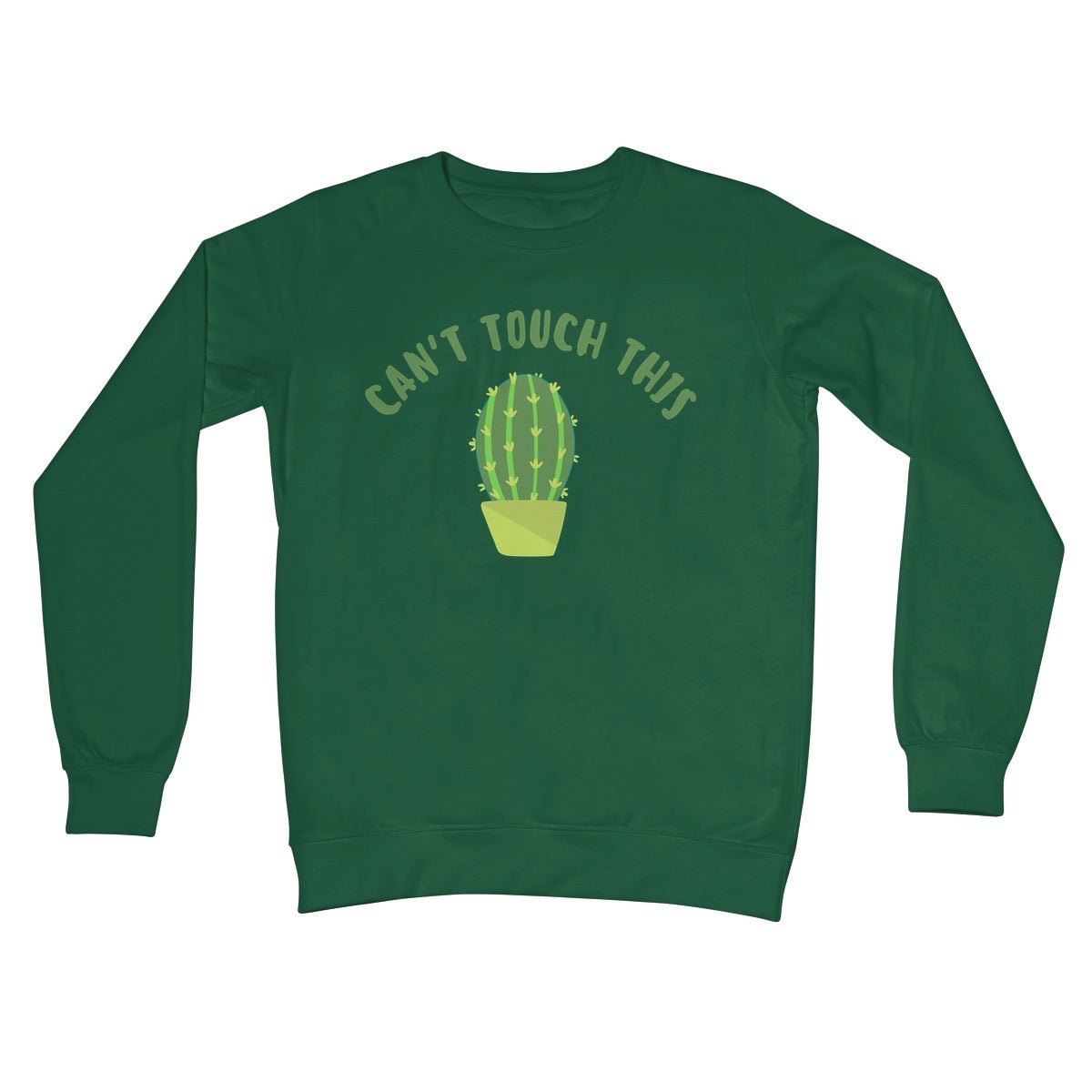 Can't Touch This Jumper - Bottle Green - Funny Jumper