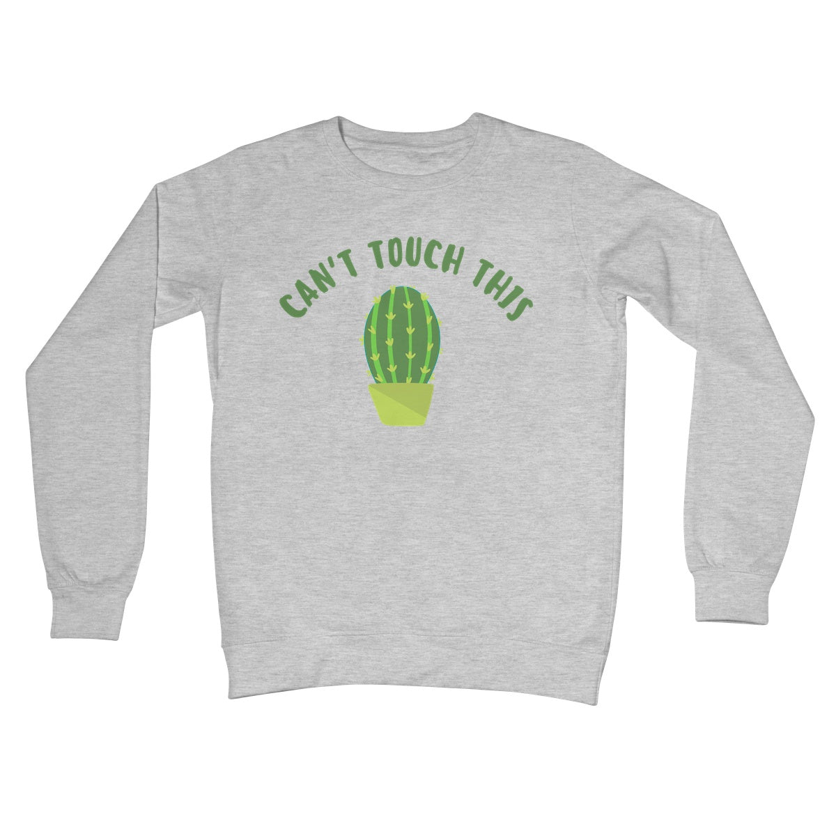 Can't Touch This Jumper - Heather Grey - Funny Jumper