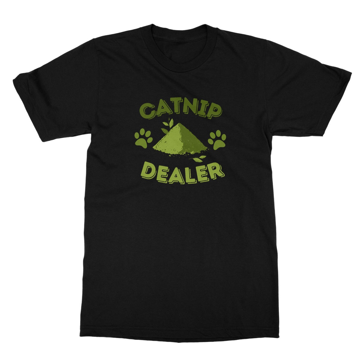 Catnip Dealer T-Shirt - Black - Funny T-Shirt