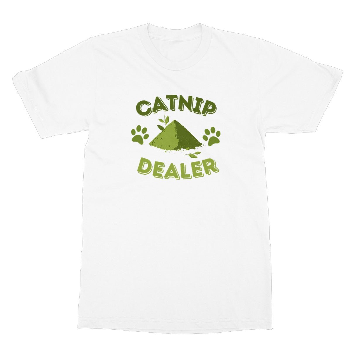 Catnip Dealer T-Shirt - White - Funny T-Shirt