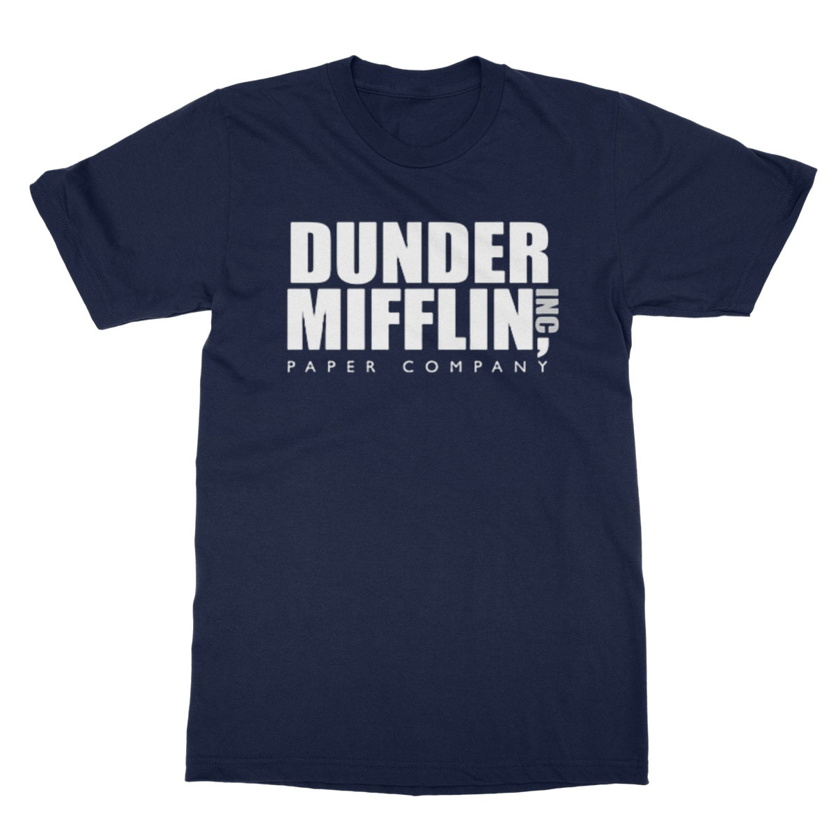 Dunder Mifflin T-Shirt - Navy - Funny T-Shirt