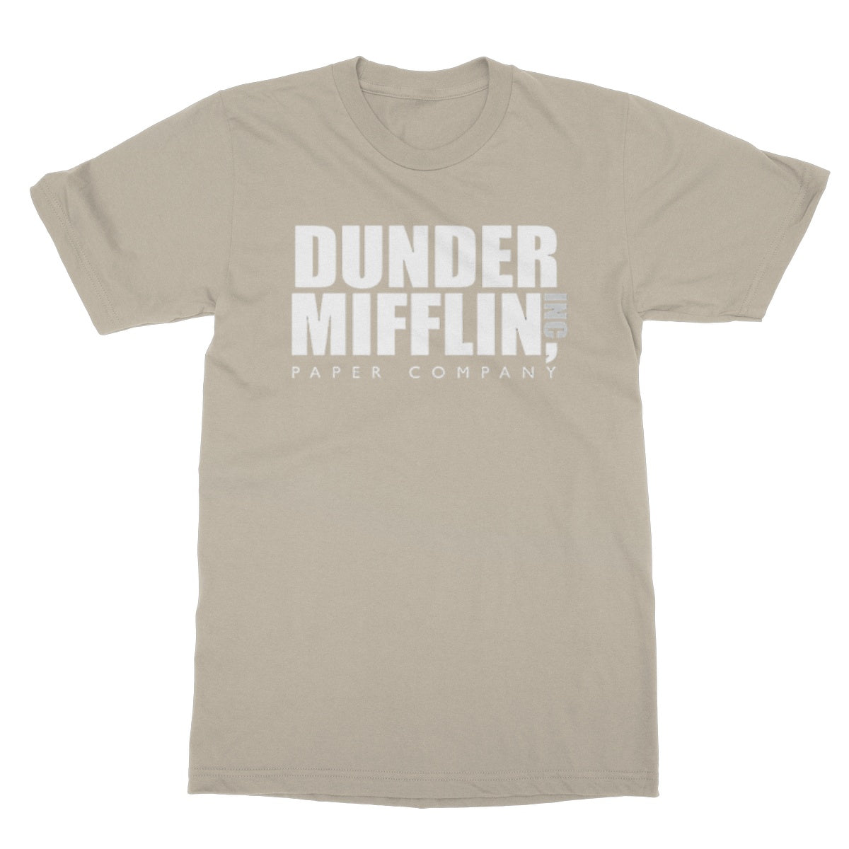Dunder Mifflin T-Shirt - Sand - Funny T-Shirt