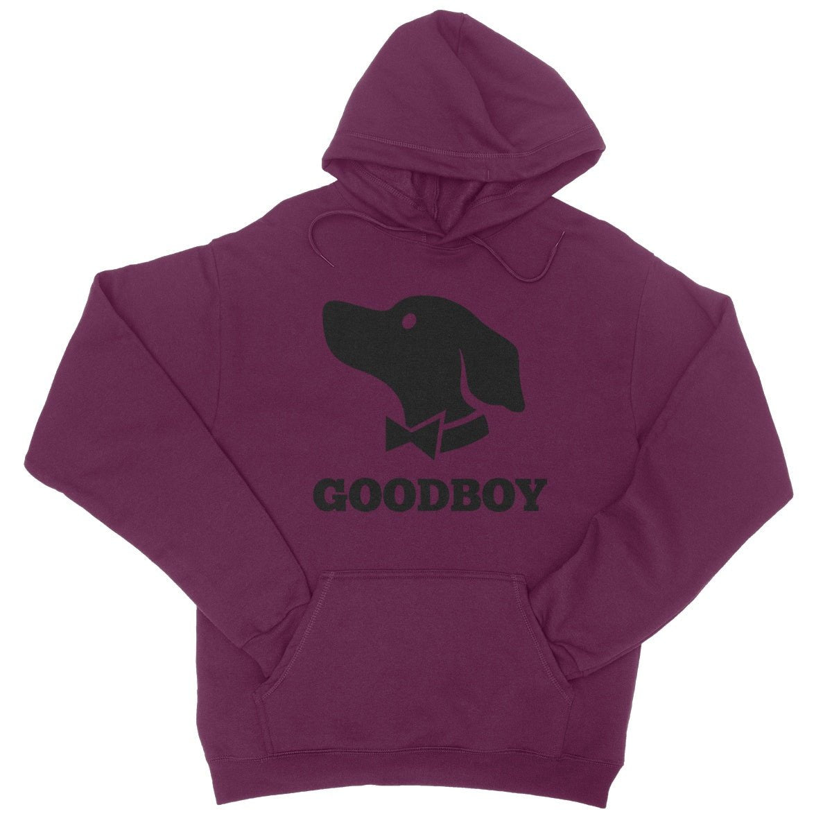 Goodboy Hoodie - Burgundy - Funny Hoodie