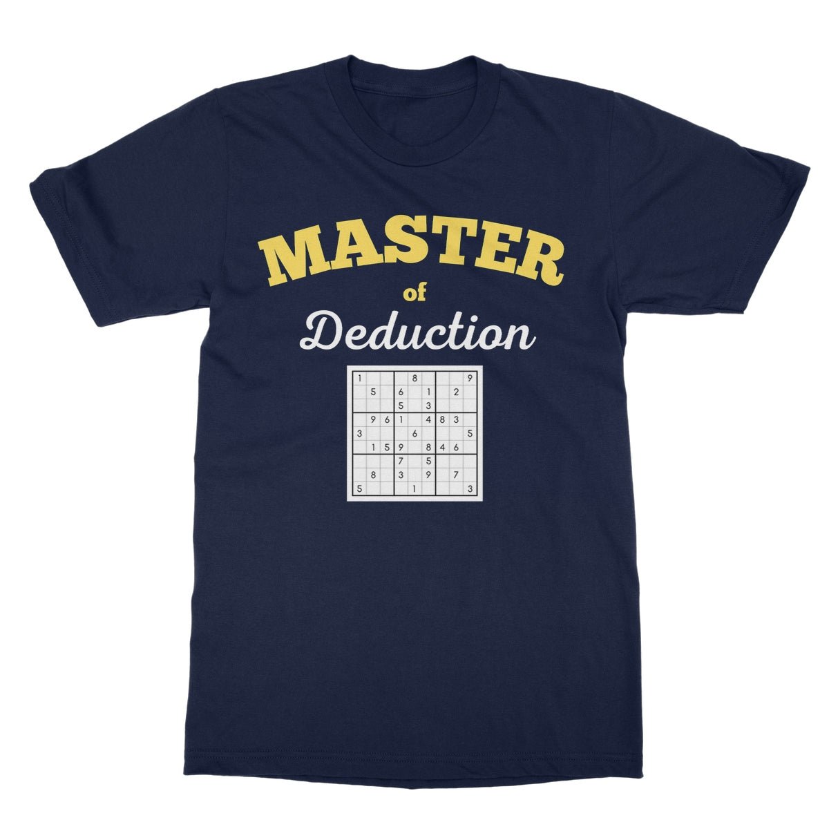 Master of Deduction T-Shirt - Navy - funny t-shirt