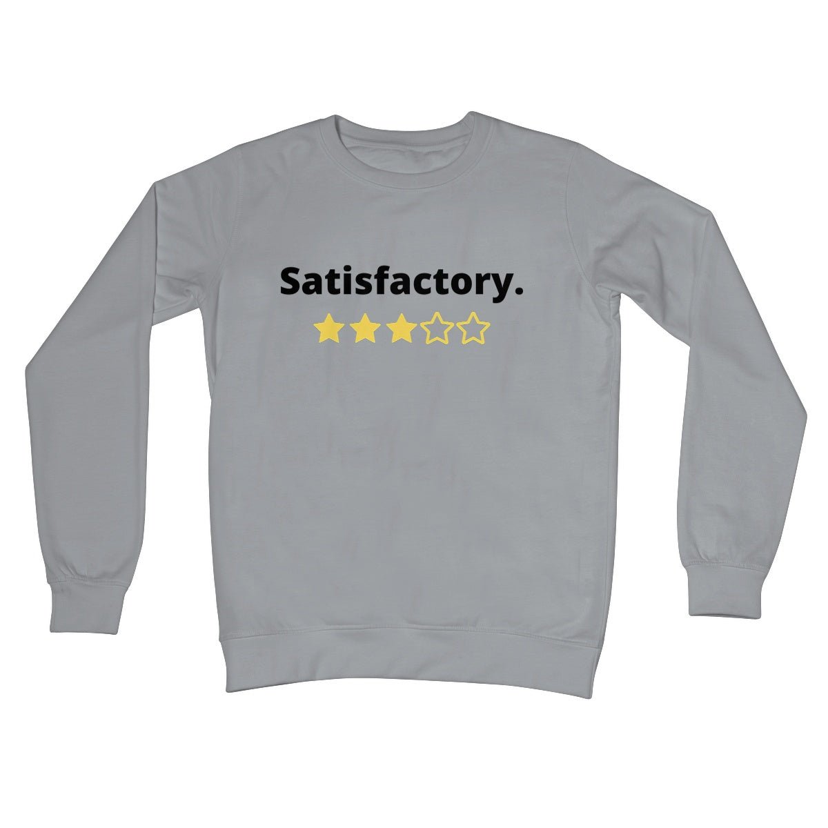 Satisfactory Jumper - Steel Grey - Funny Jumper
