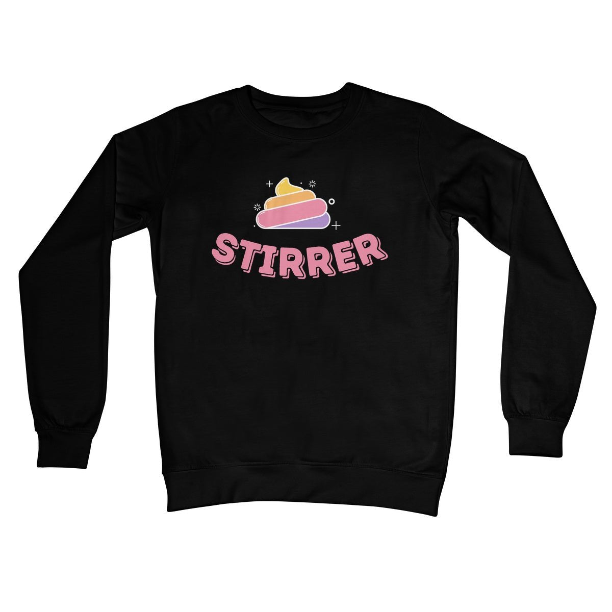 Sh*t Stirrer Jumper - Jet Black - Funny Jumper