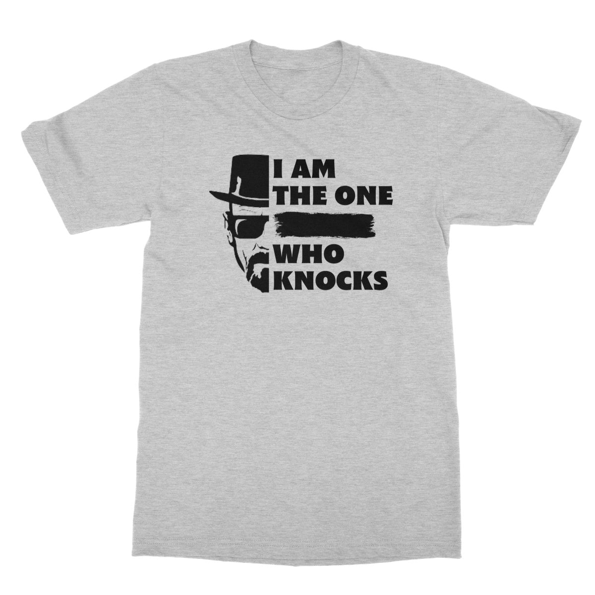 I Am The One Who Knocks T-Shirt - Sport Grey - Funny T-Shirt