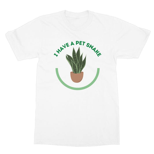 I Have A Pet Snake T-Shirt - White - Funny T-Shirt