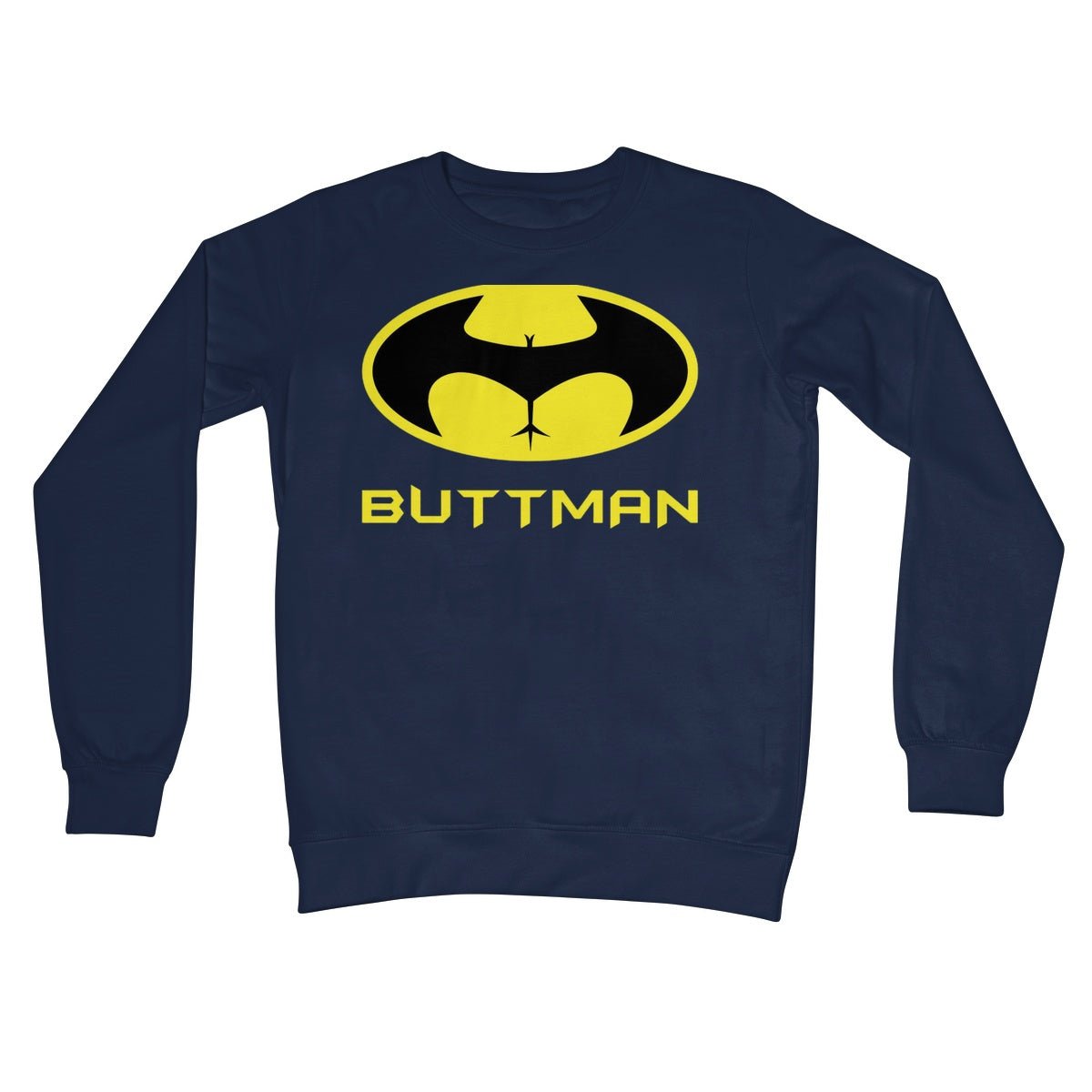ButtMan Jumper - Oxford Navy - Funny Jumper