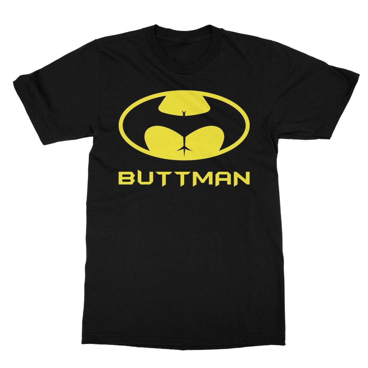 ButtMan T-Shirt - Black - Funny T-Shirt