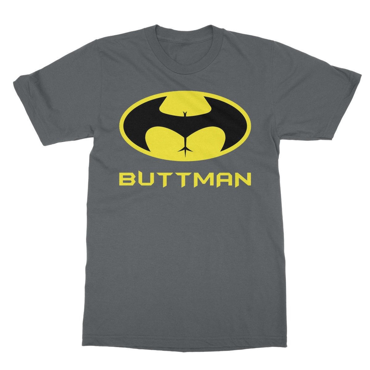 ButtMan T-Shirt - Charcoal - Funny T-Shirt