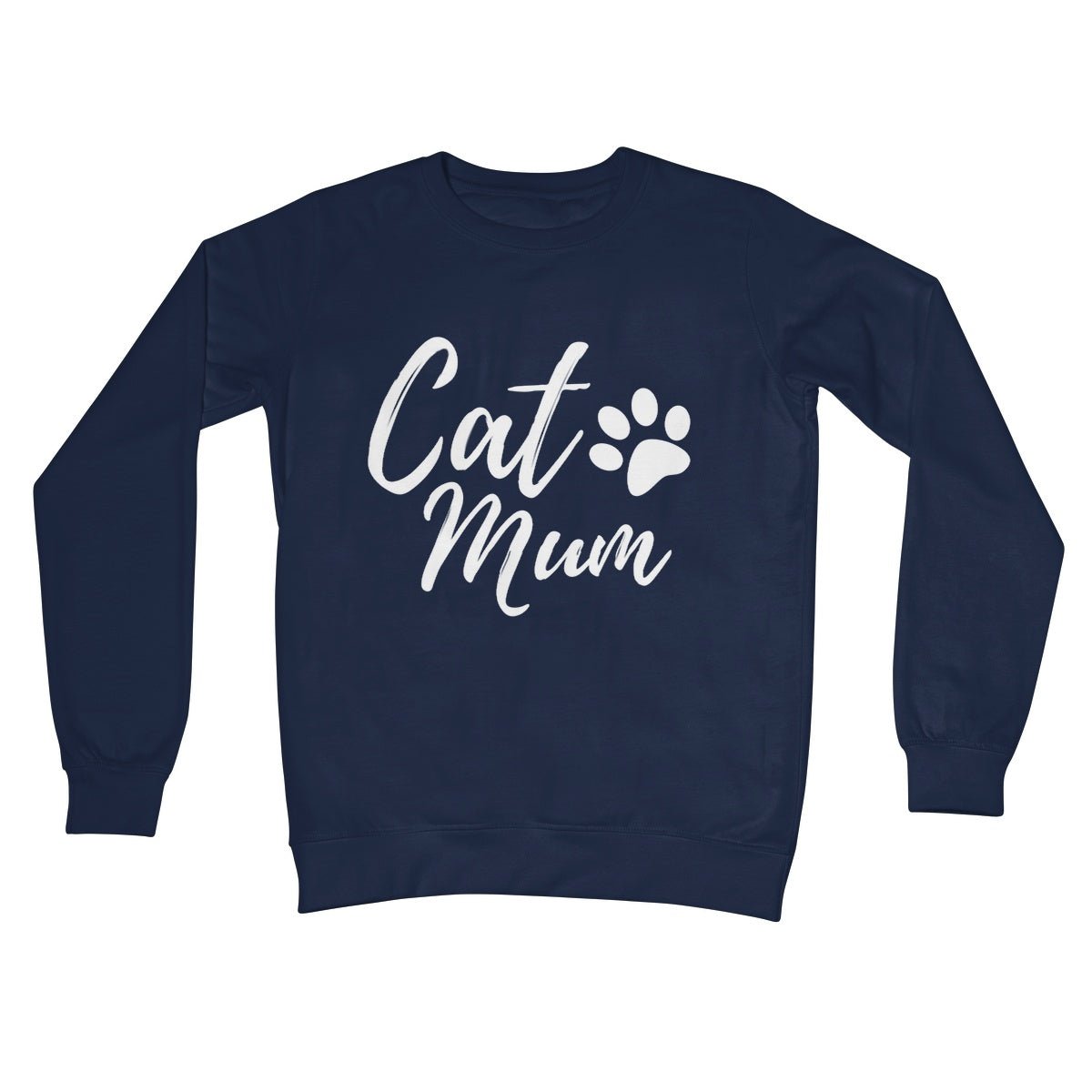 Cat Mum Jumper - Oxford Navy - Funny Jumper