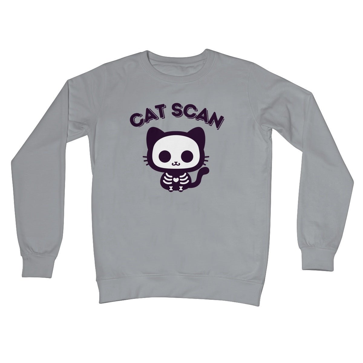Cat Scan Jumper - Steel Grey - Funny Jumper