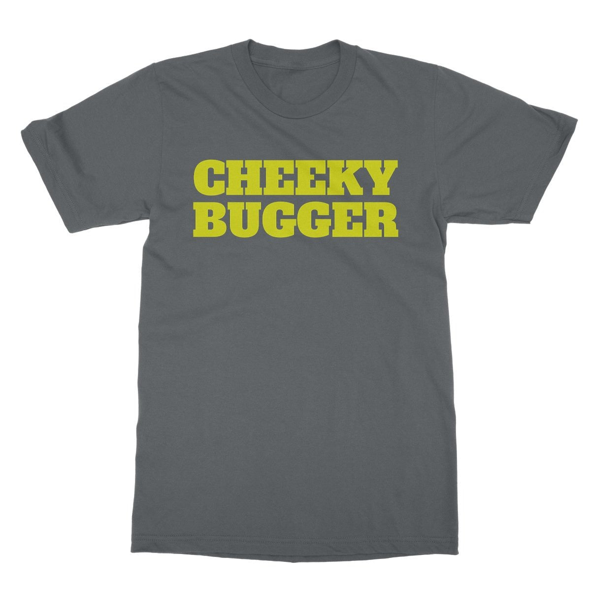 Cheeky Bugger T-Shirt - Charcoal - Funny T-Shirt