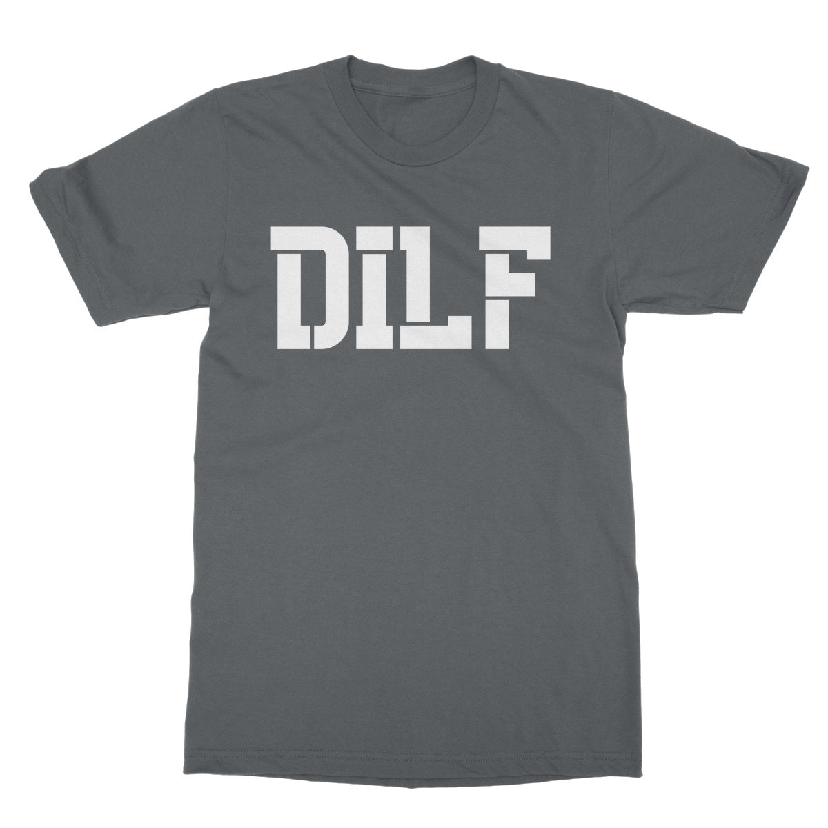 Dilf T-Shirt - Charcoal - Funny T-Shirt