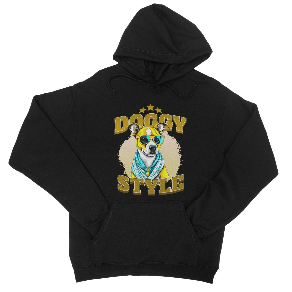 Doggy Style Hoodie - Jet Black - Funny Hoodie