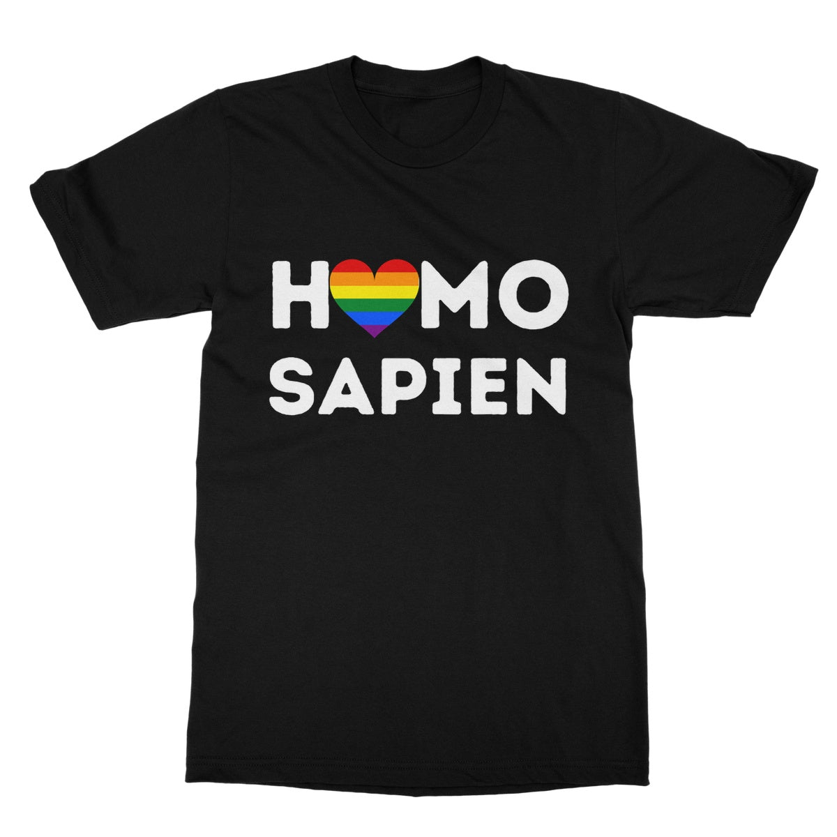 Homo Sapien T-Shirt - Black - Funny T-Shirt