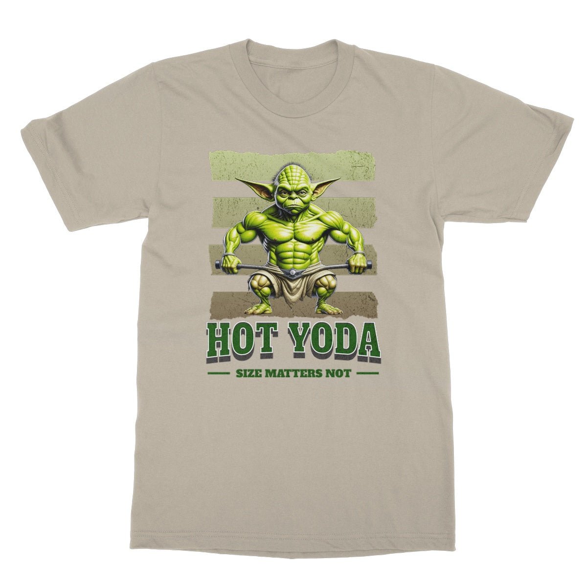Hot Yoda T-Shirt - Sand - Funny T-Shirt