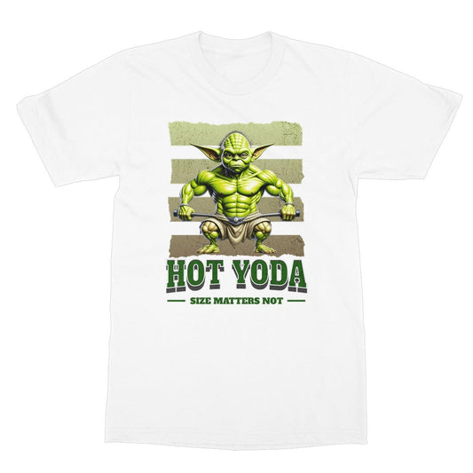 Hot Yoda T-Shirt - White - Funny T-Shirt