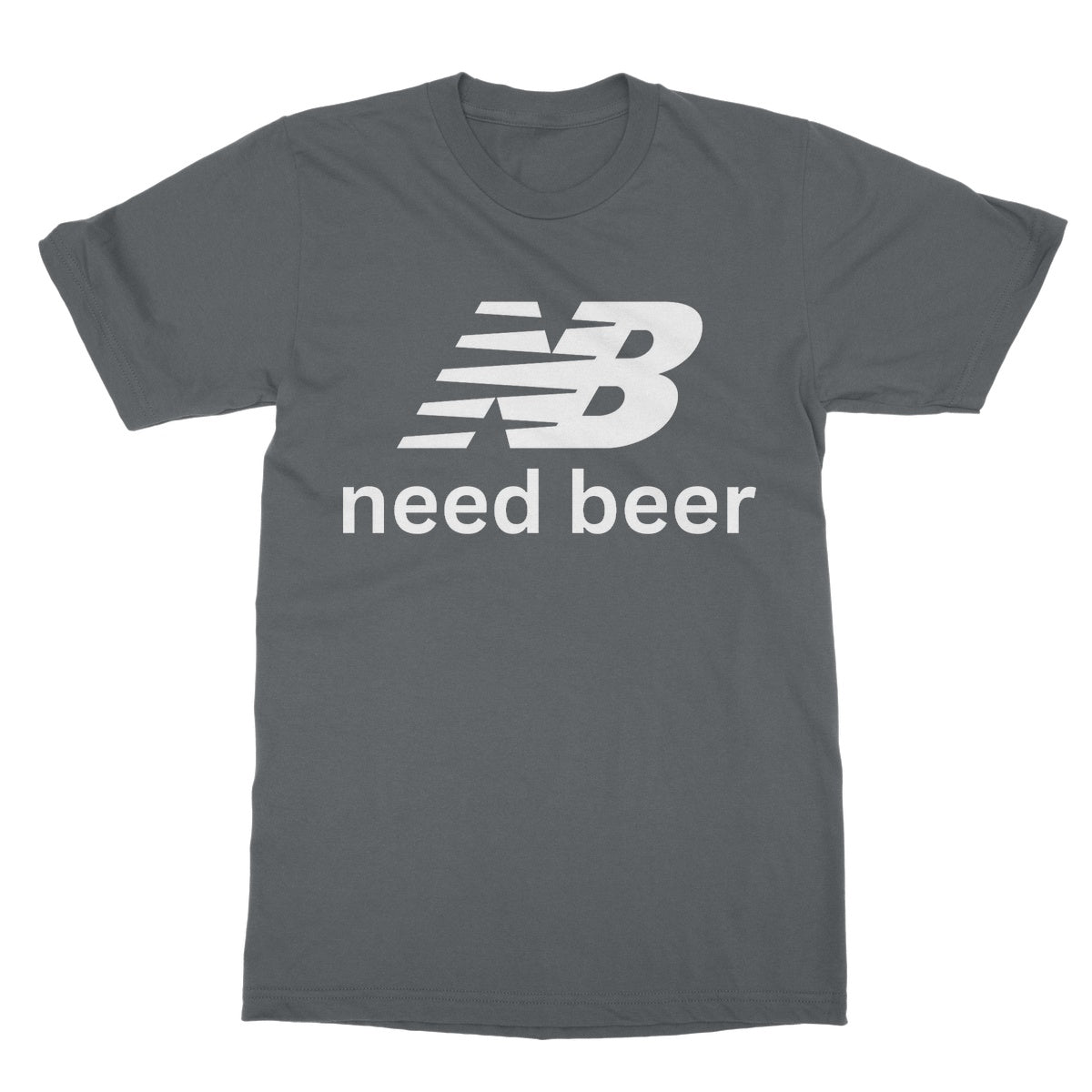 Need Beer T-Shirt - Charcoal - Funny T-Shirt