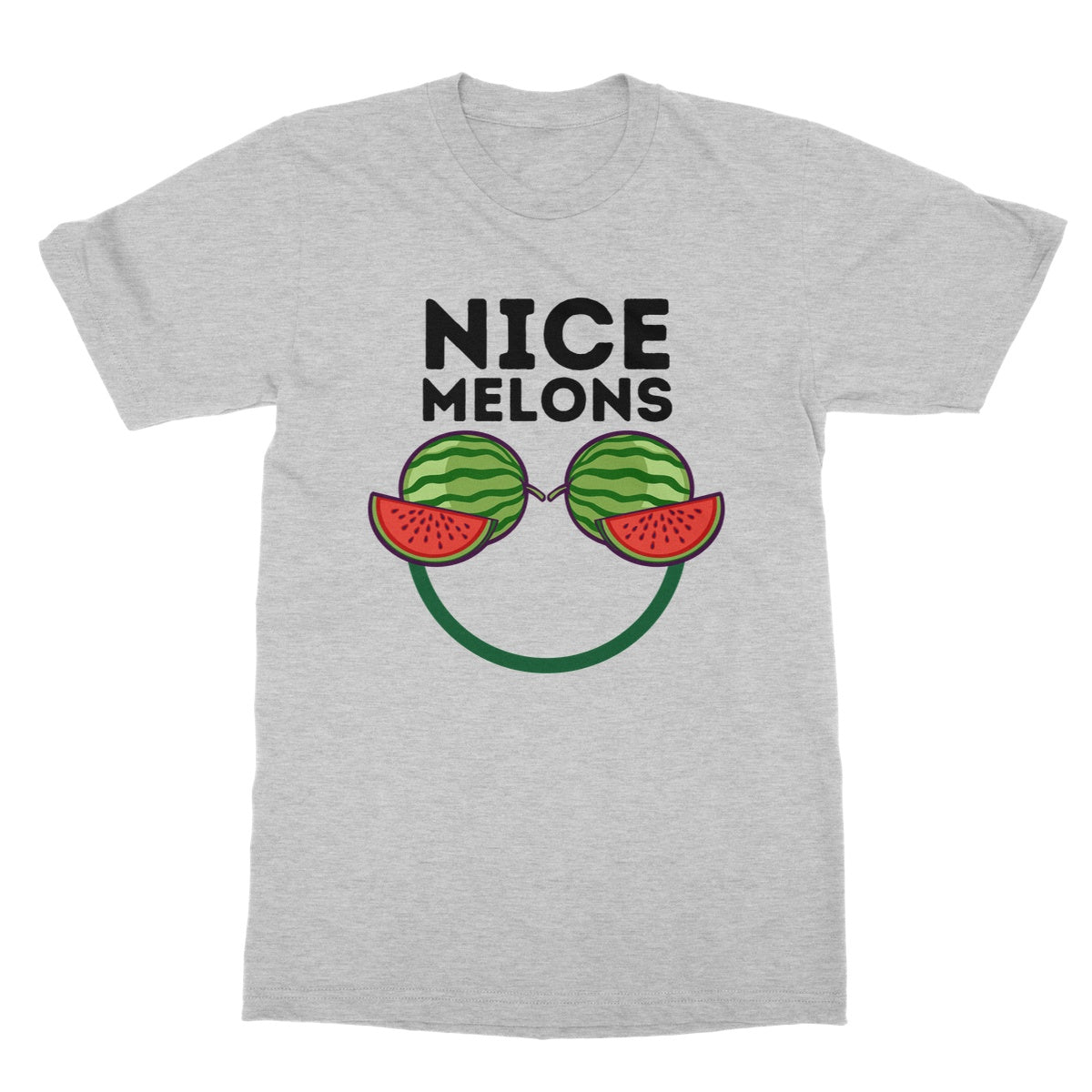 Nice Melons T-Shirt - Sport Grey - Funny T-Shirt