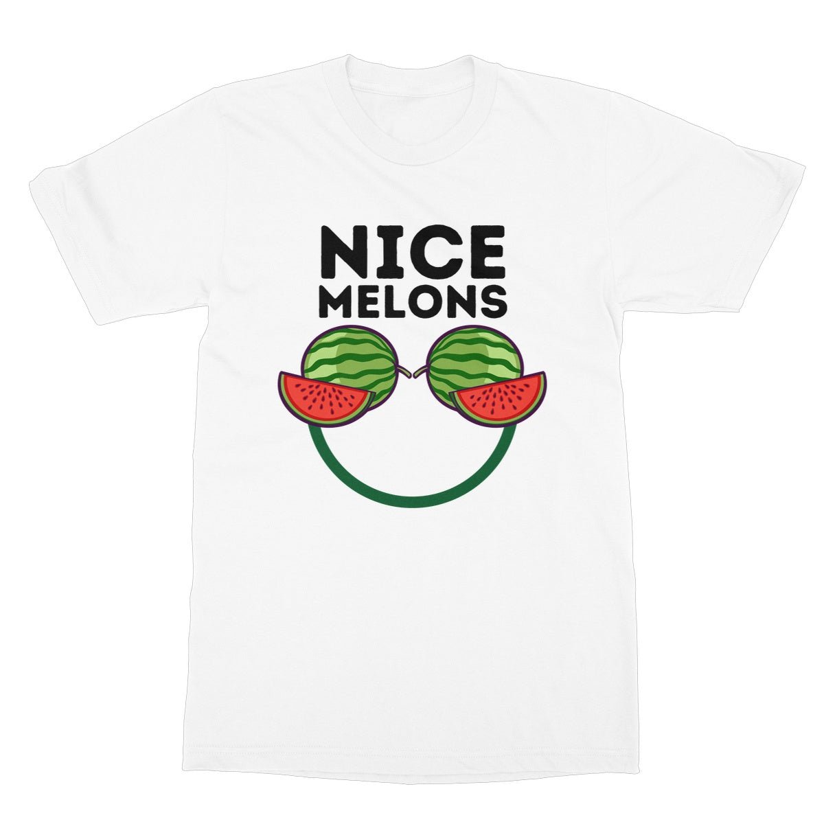 Nice Melons T-Shirt - White - Funny T-Shirt