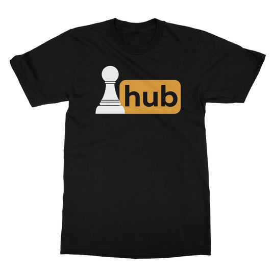 Pawn Hub T-Shirt - Black - Funny T-Shirt