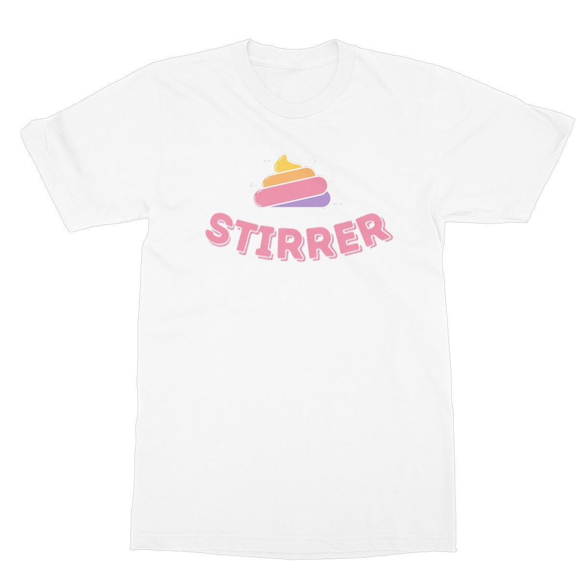 Sh*t Stirrer T-Shirt - White - Funny T-Shirt