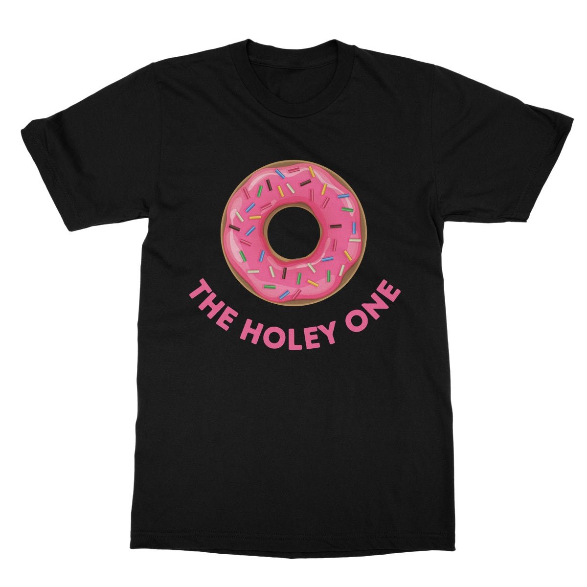 The Holey Donut T-Shirt - Black - Funny T-Shirt