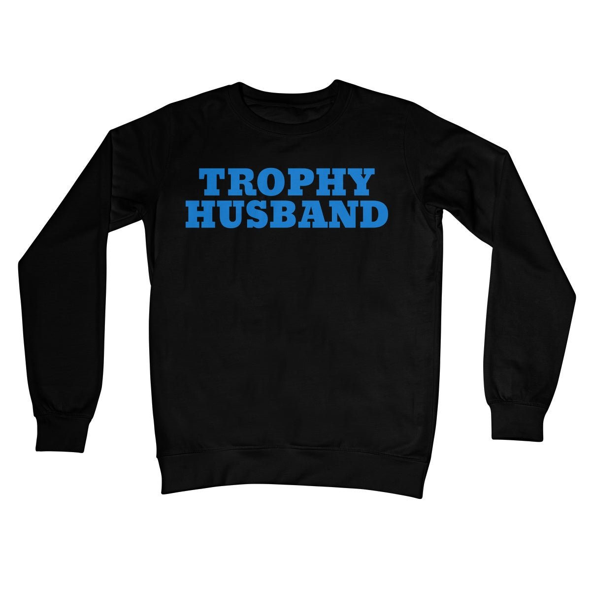Trophy Husband Jumper - Jet Black - Funny Jumper