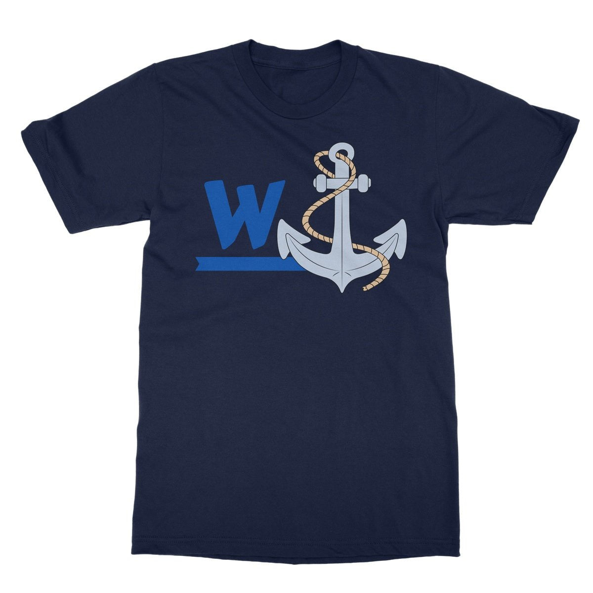Wanchor T-Shirt - Navy - Funny T-Shirt