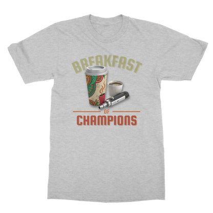 Breakfast Of Champions T-Shirt - Sport Grey - funny t-shirt