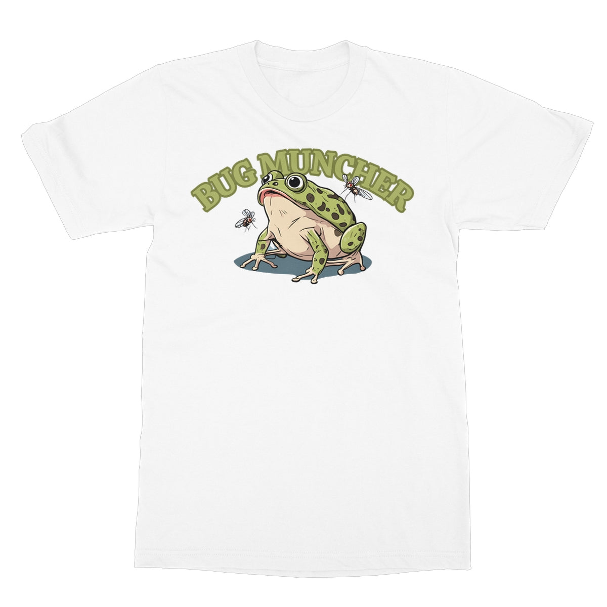 bug muncher t shirt white