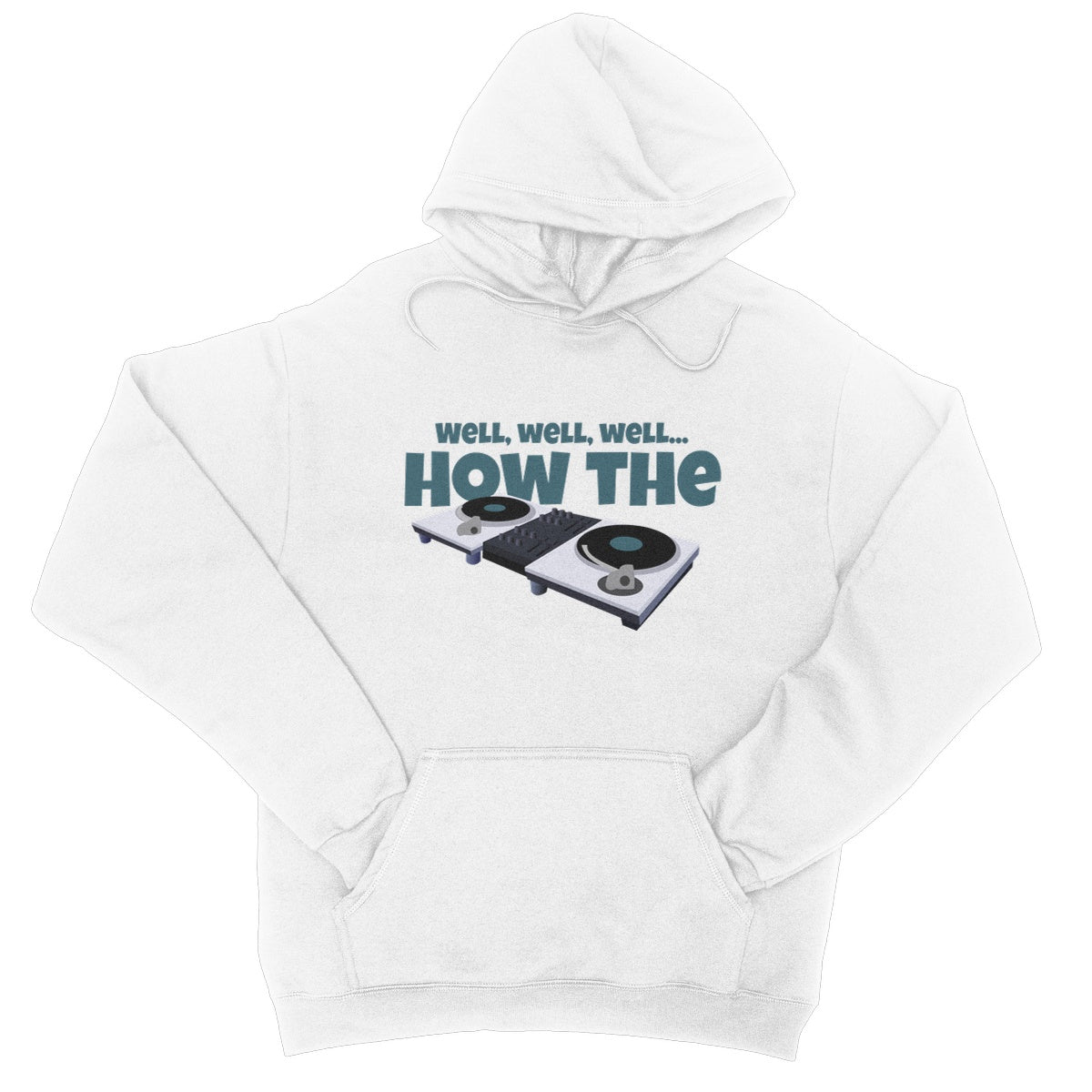 how the turntables hoodie white