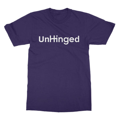 unhinged t shirt purple