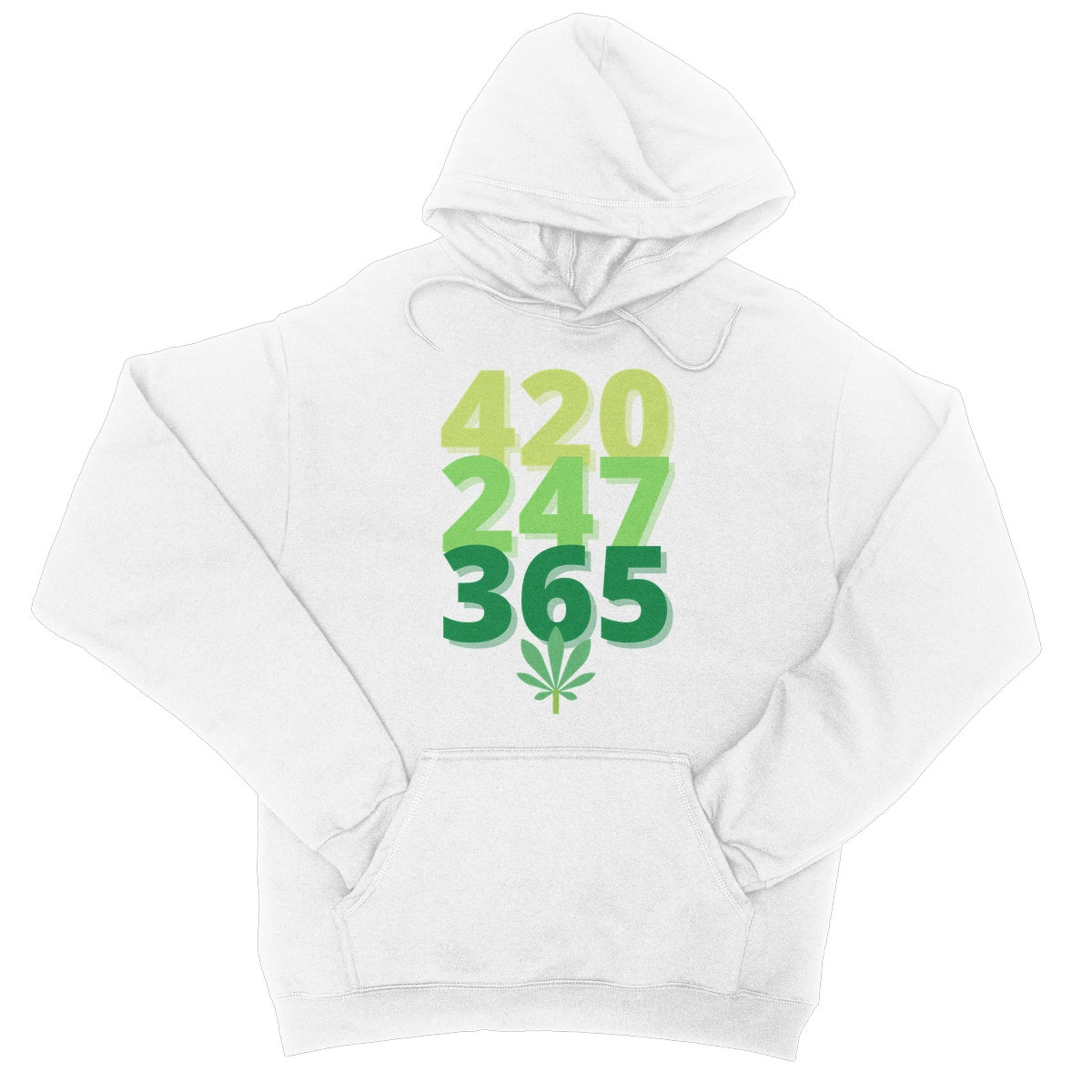 420 247 365 hoodie white