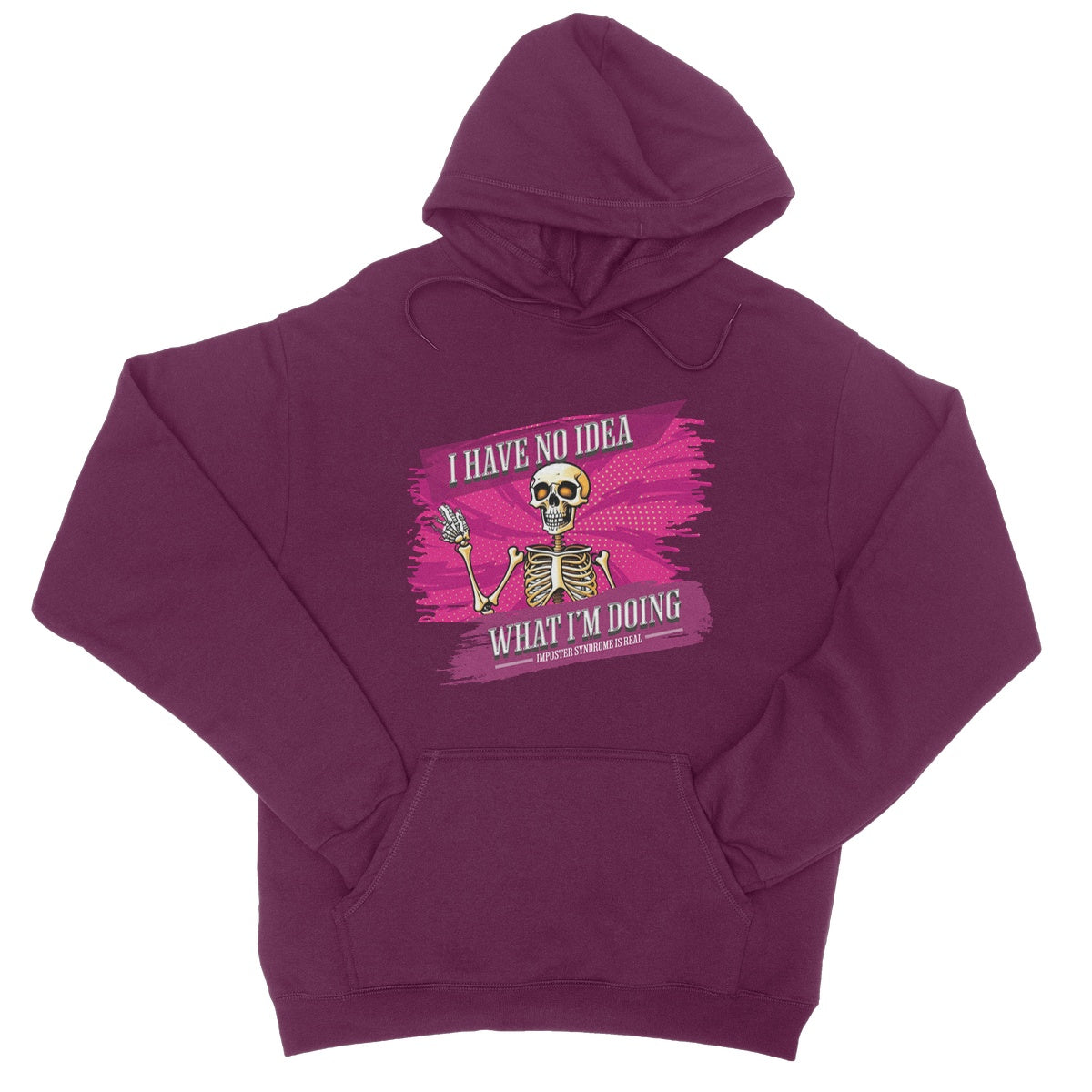 I have no idea what im doing hoodie purple