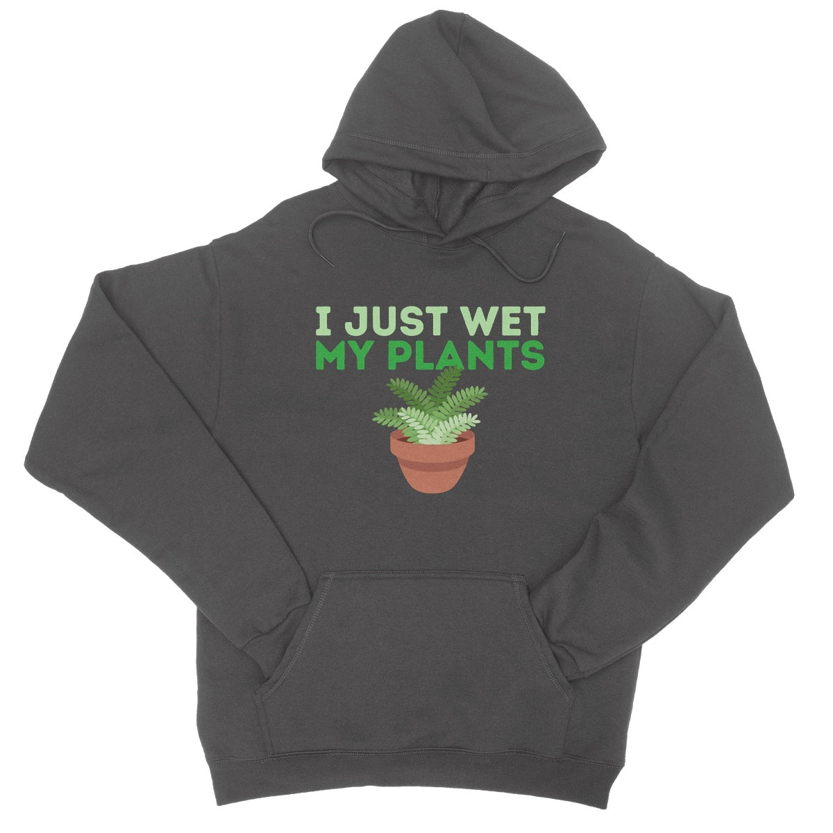 I just wet my plants hoodie grey