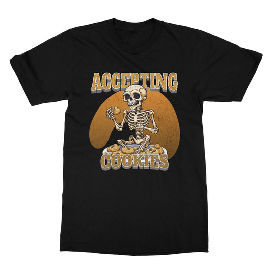 accepting cookies t shirt black