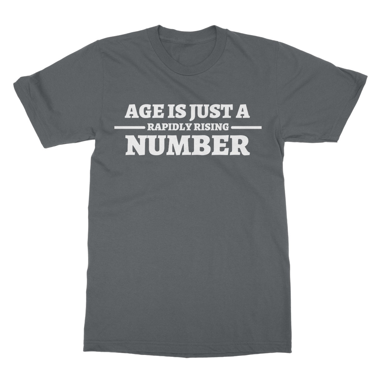 age is just a number t shirt grey
