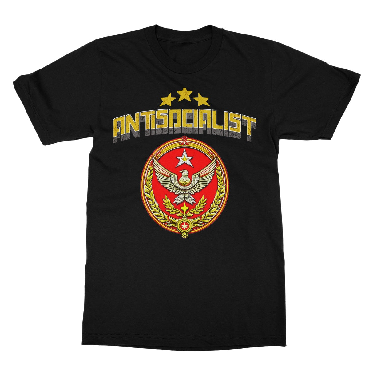 antisocialist t shirt black