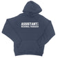 assistant to the regional manager hoodie navy