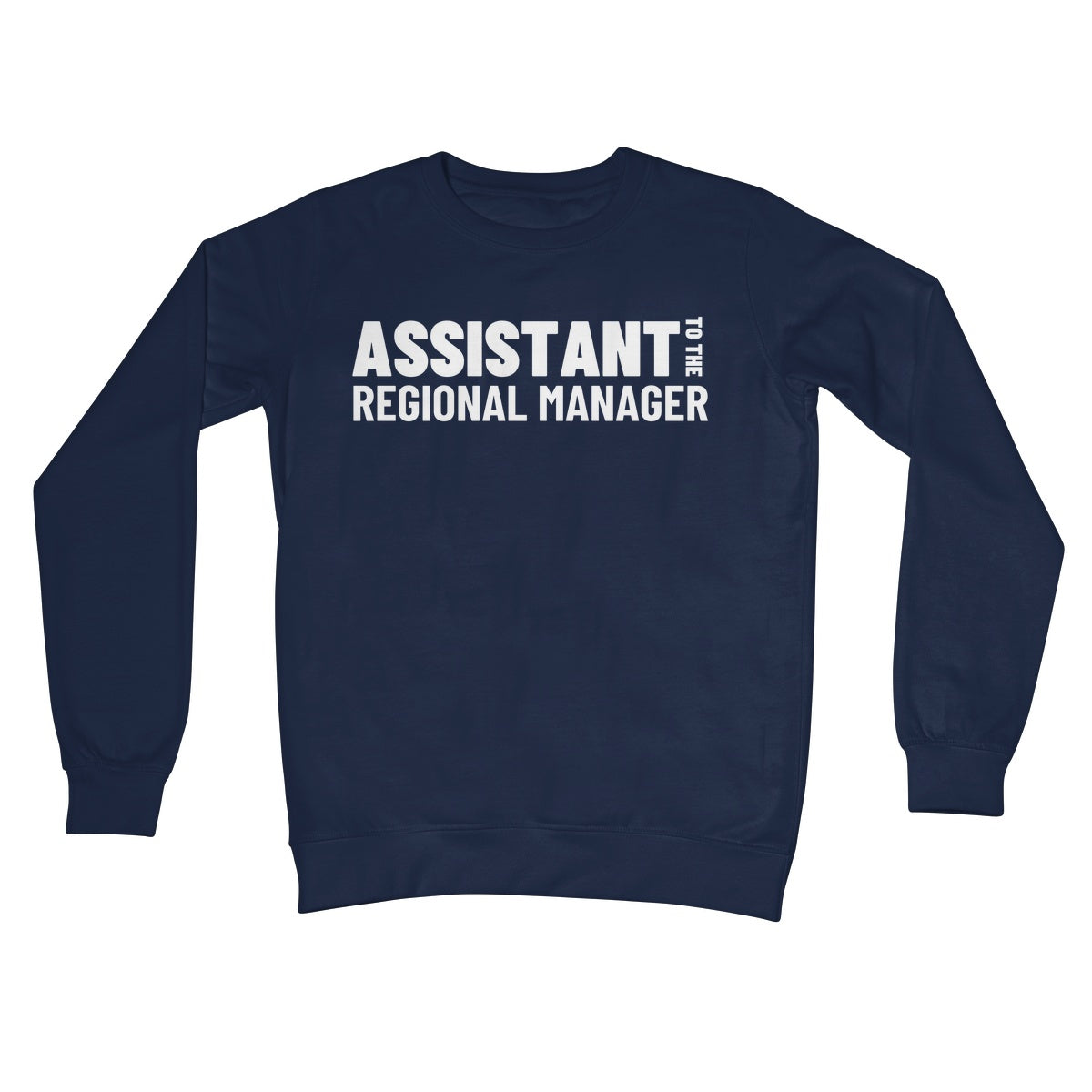 assistant to the regional manager jumper navy