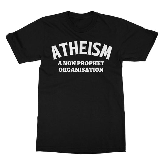 atheism t shirt black
