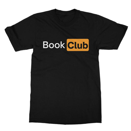 book club t shirt black