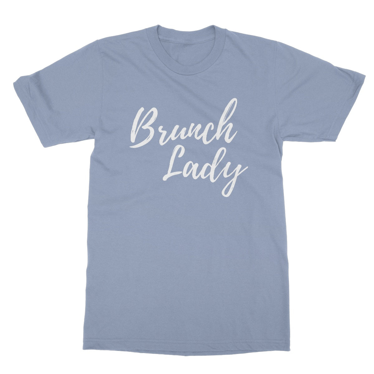 brunch lady t shirt blue