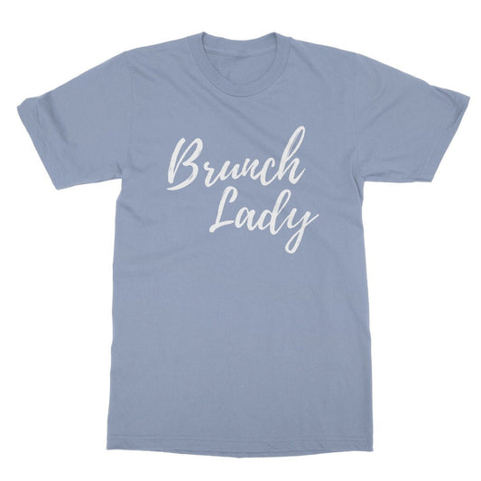 brunch lady t shirt blue