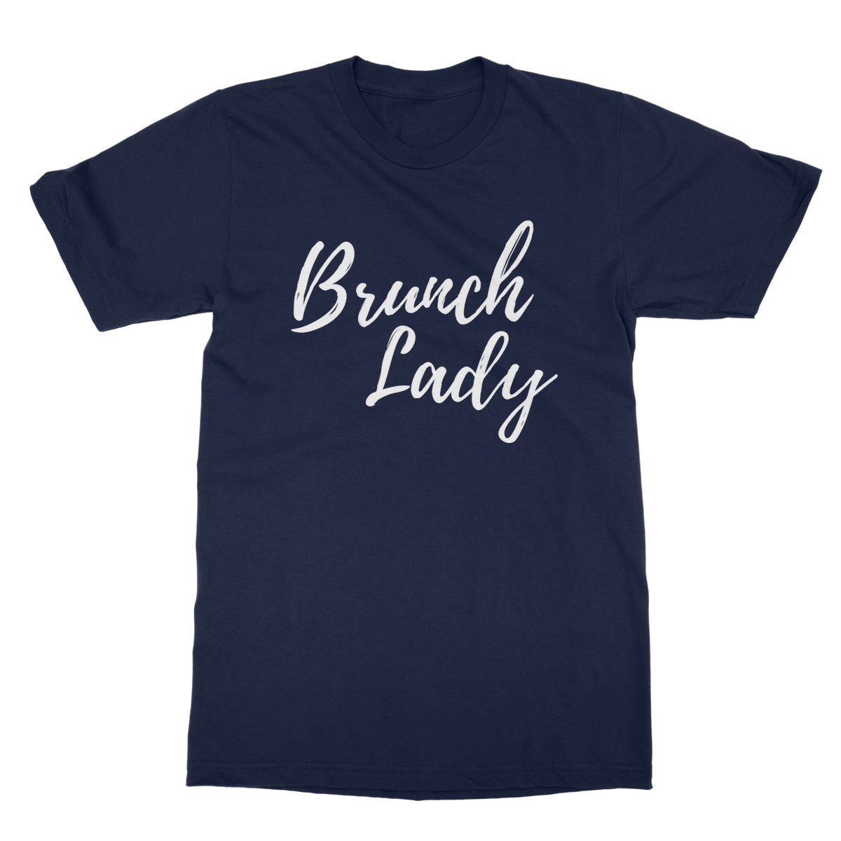 brunch lady t shirt navy
