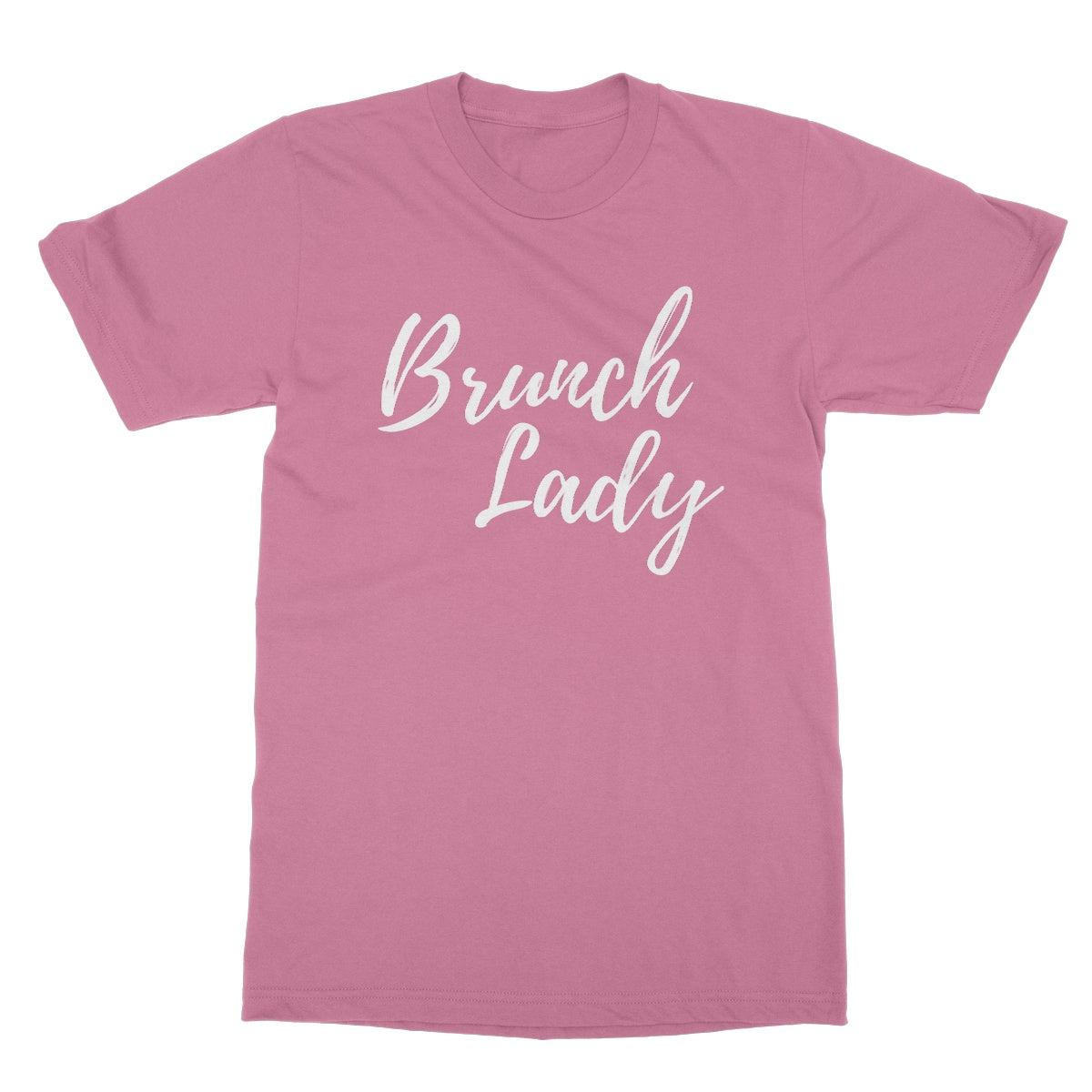 brunch lady t shirt pink